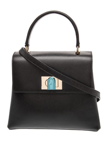 Leather Top Handle Bag