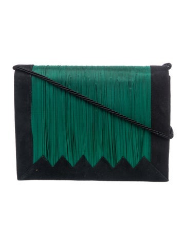 Nina Ricci Suede Clutch Vintage