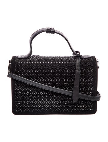 Alaia Suede Shoulder Bag