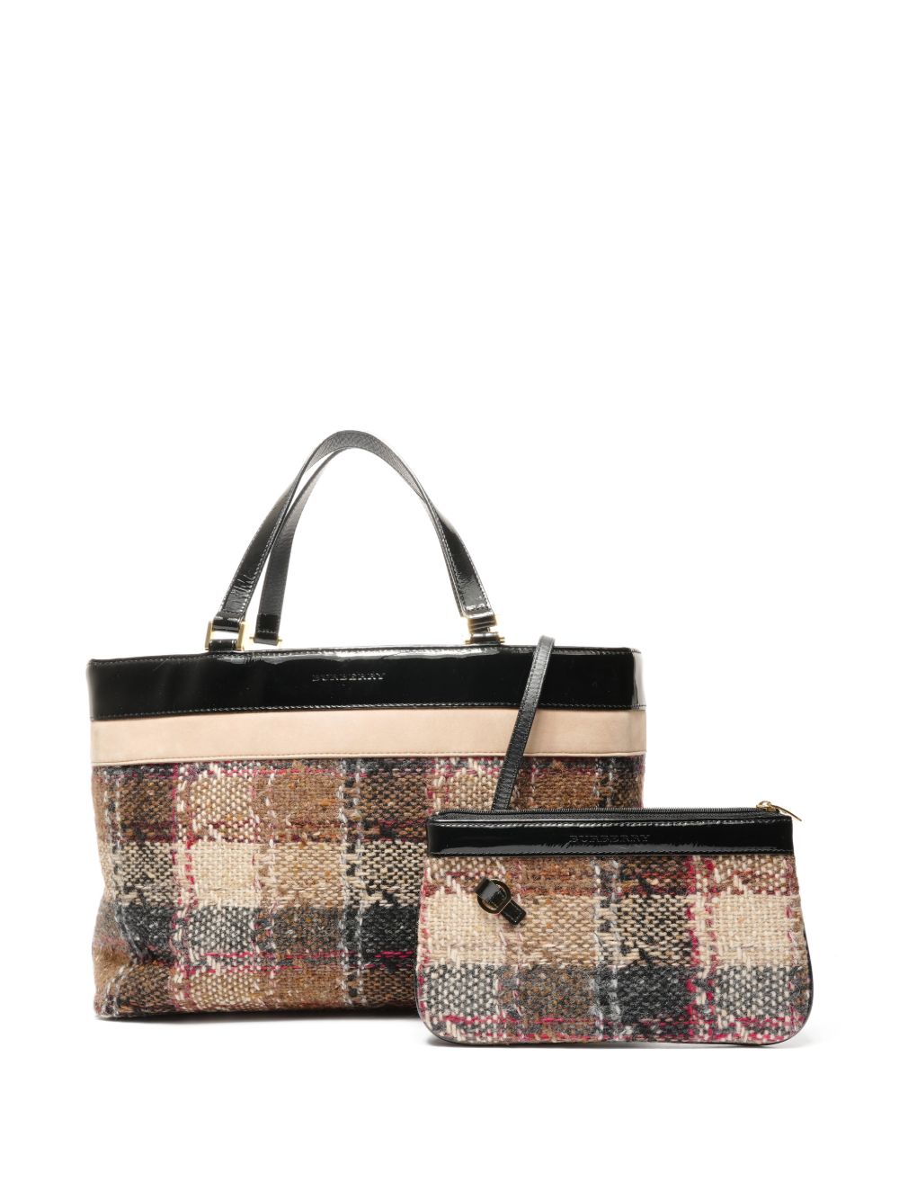 2000s tweed handbag