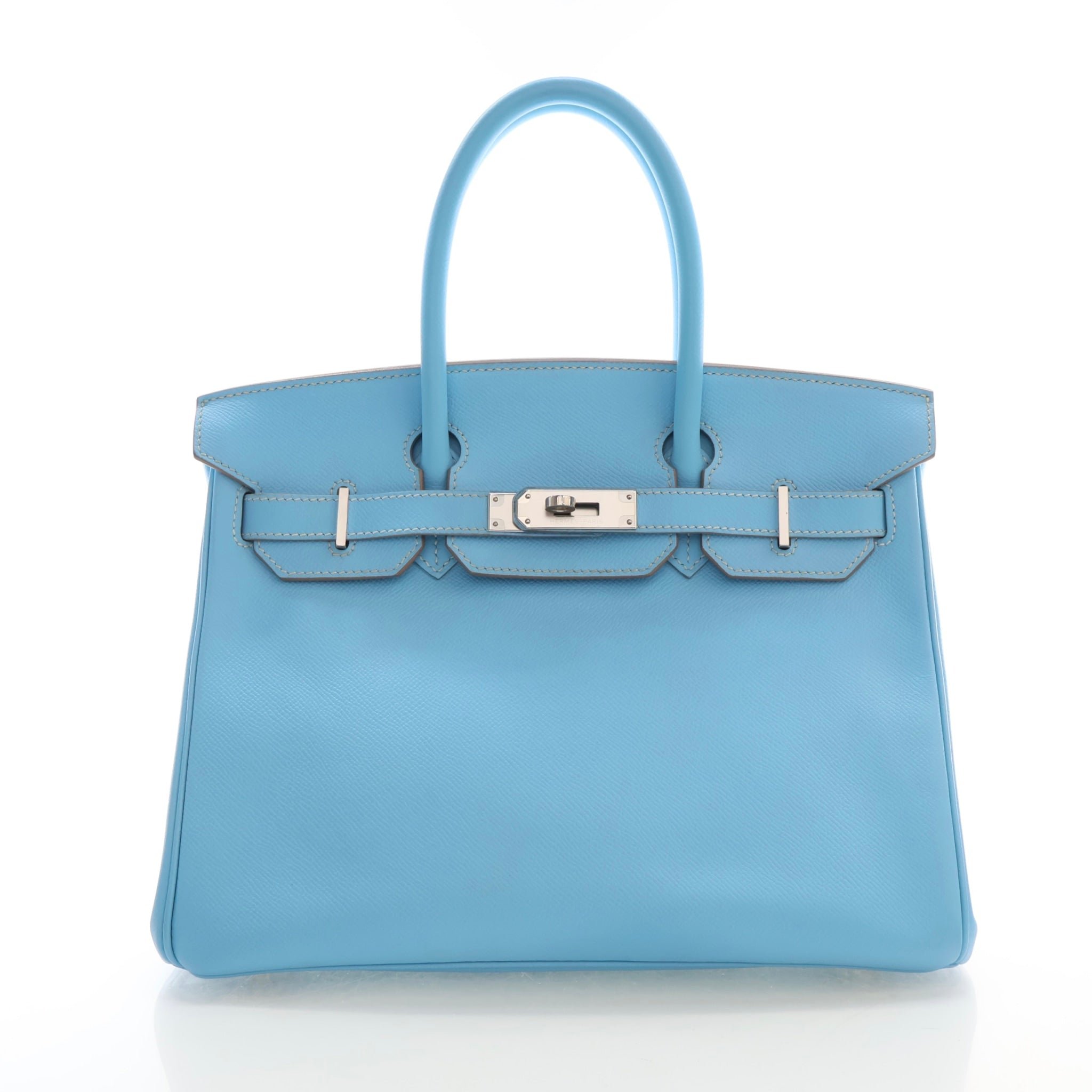 Hermes Hermes Celeste Epsom Verso Birkin 30