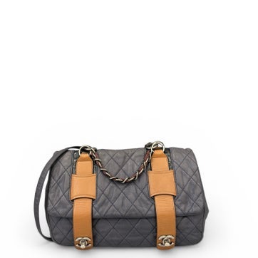 Calfskin Mix Messenger Bag