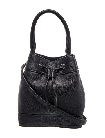 Leather Bucket Bag