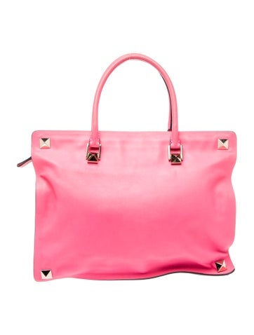 Rockstud Top Handle Bag