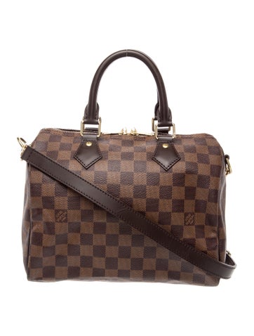 Damier Ebene Speedy Bandouliere 25