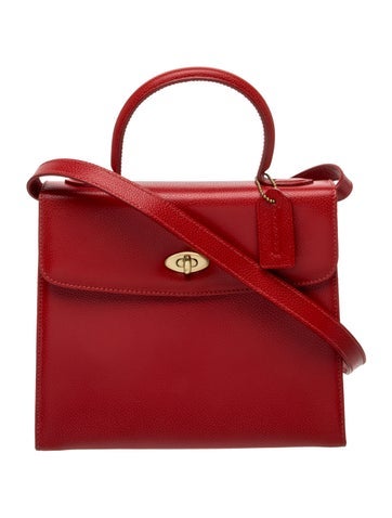 Leather Top Handle Bag