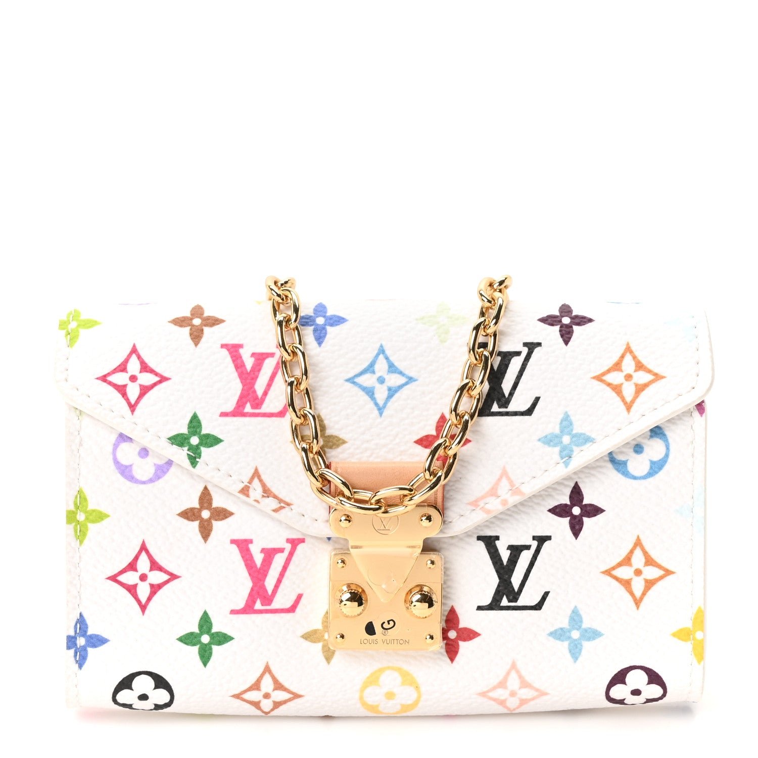 Louis Vuitton LV X TM Monogram Multicolor Pouch Metis Belt White