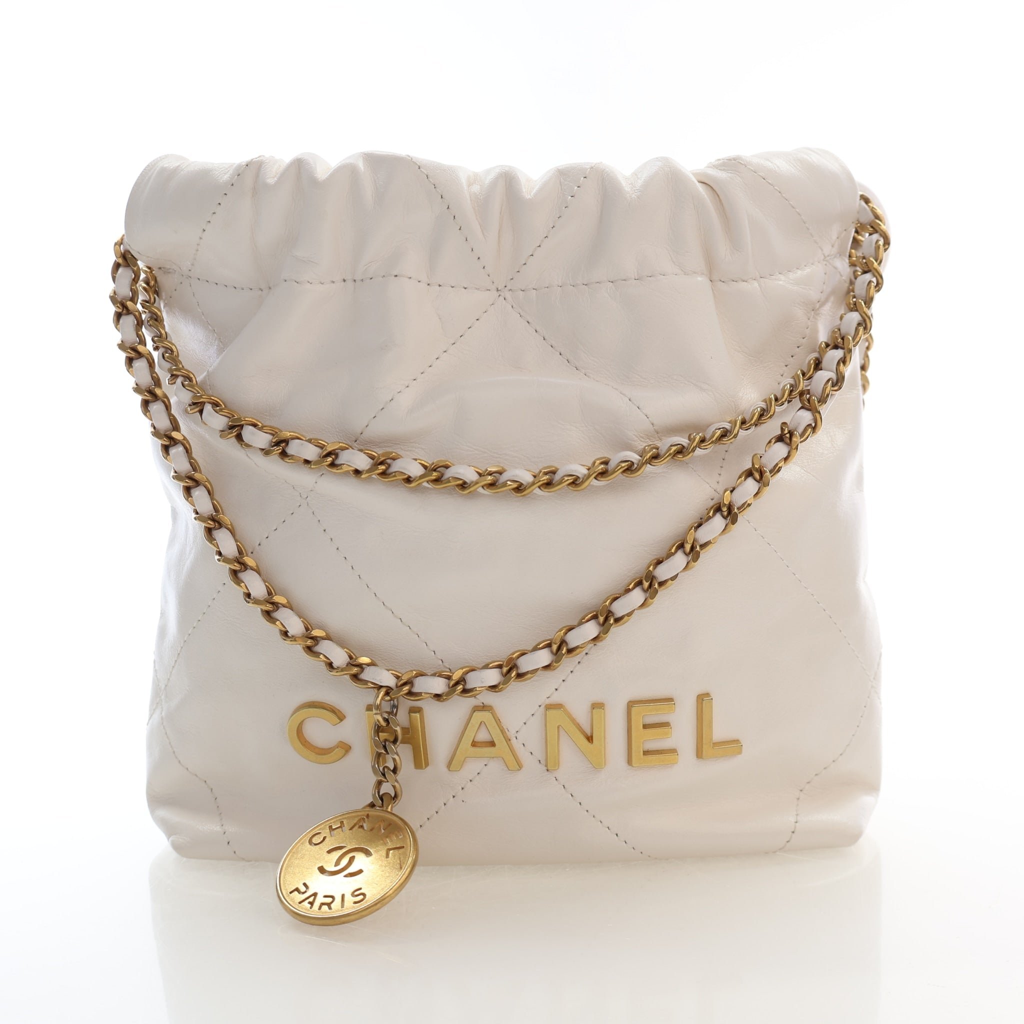 Chanel Mini Calfskin 22 Hobo