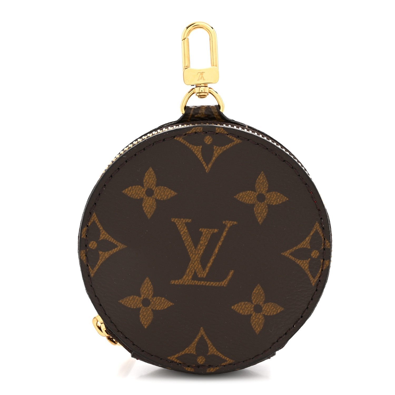 Louis Vuitton Monogram Multi Pochette Accessories Round Coin Purse Rouge