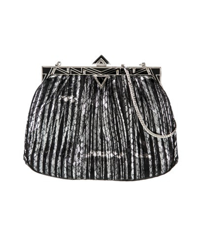 Judith Leiber Leiber Embossed Leather Evening Bag