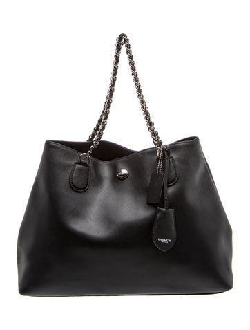 Coach Leather Top Handle Bag