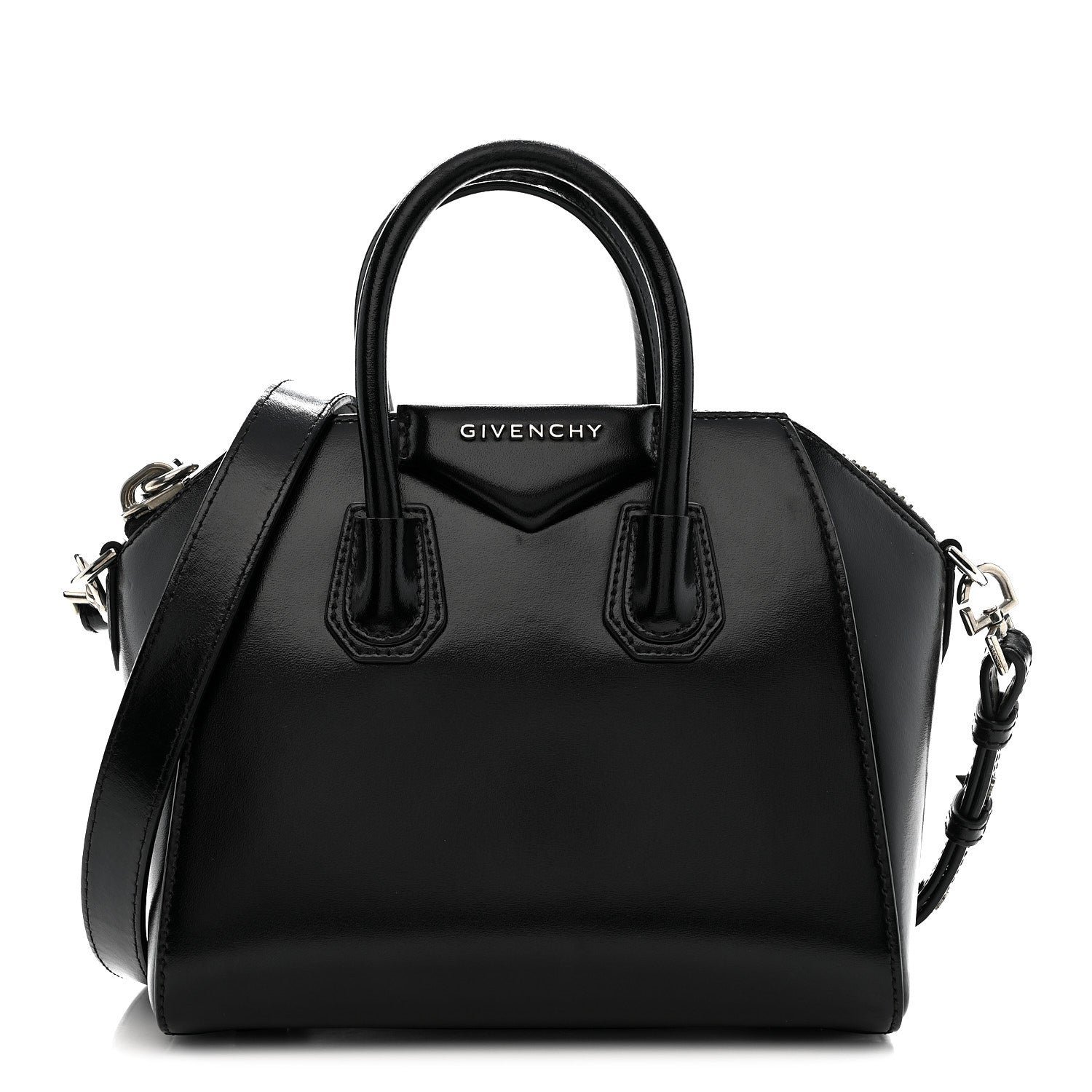 Givenchy Givenchy Shiny Lord Calfskin Mini Antigona Black