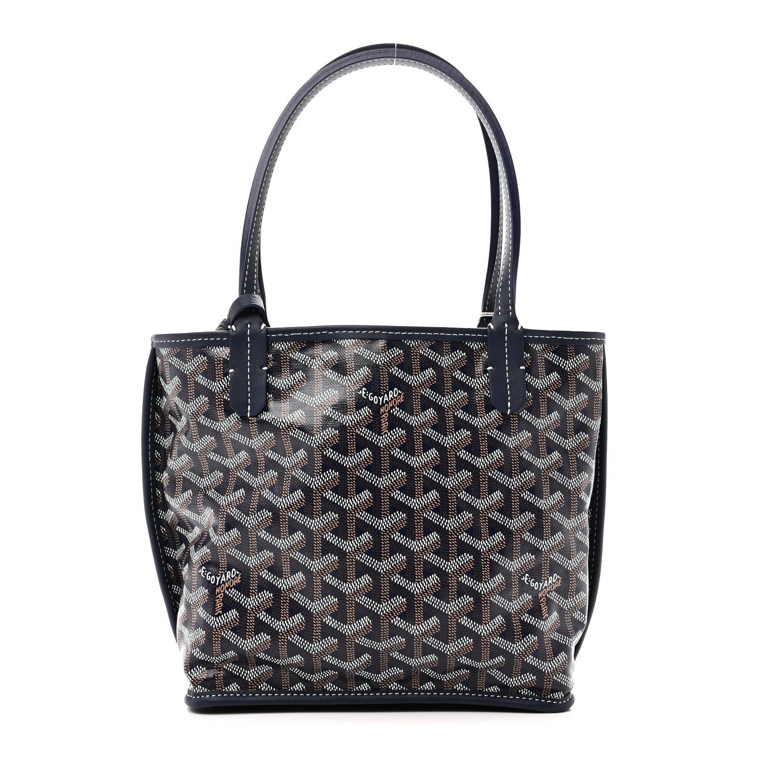 Goyard Goyardine Reversible Mini Anjou Navy