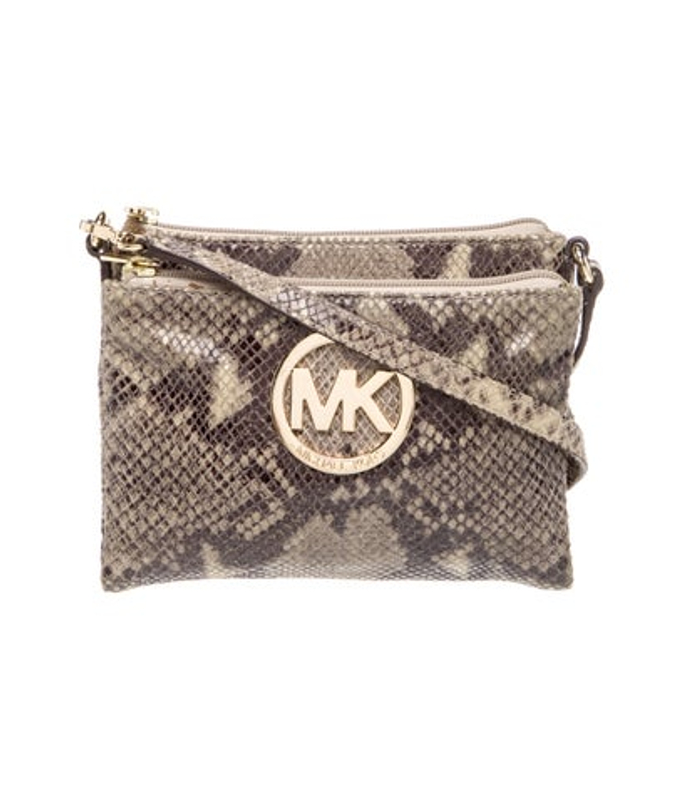 Michael Kors Kors Embossed Leather Crossbody Bag
