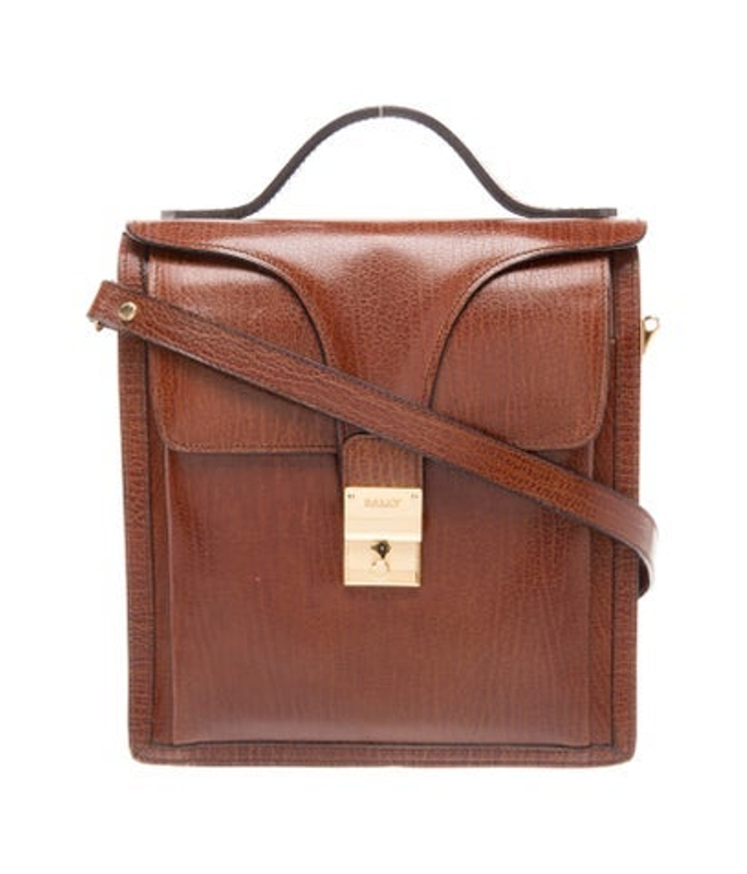 Bally Leather Top Handle Bag Vintage
