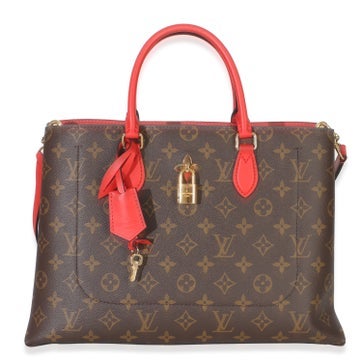 Coated Canvas Flower Tote