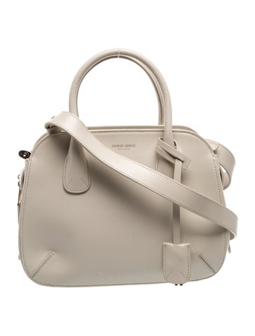 Leather Top Handle Bag