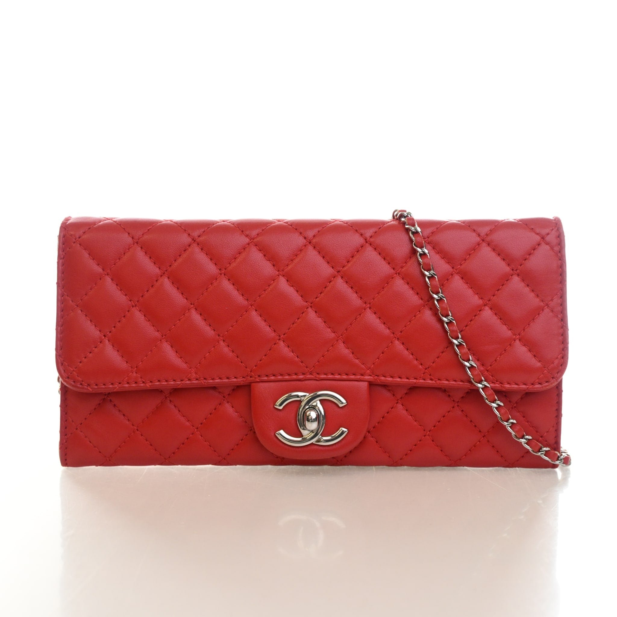 Chanel Lambskin Clutch Chain Bag