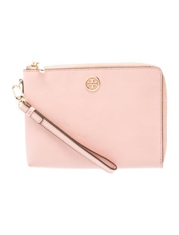 Saffiano Leather Clutch