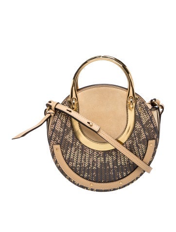 Leather Metallic Calfskin Suede Mini Pixie Bag Mini