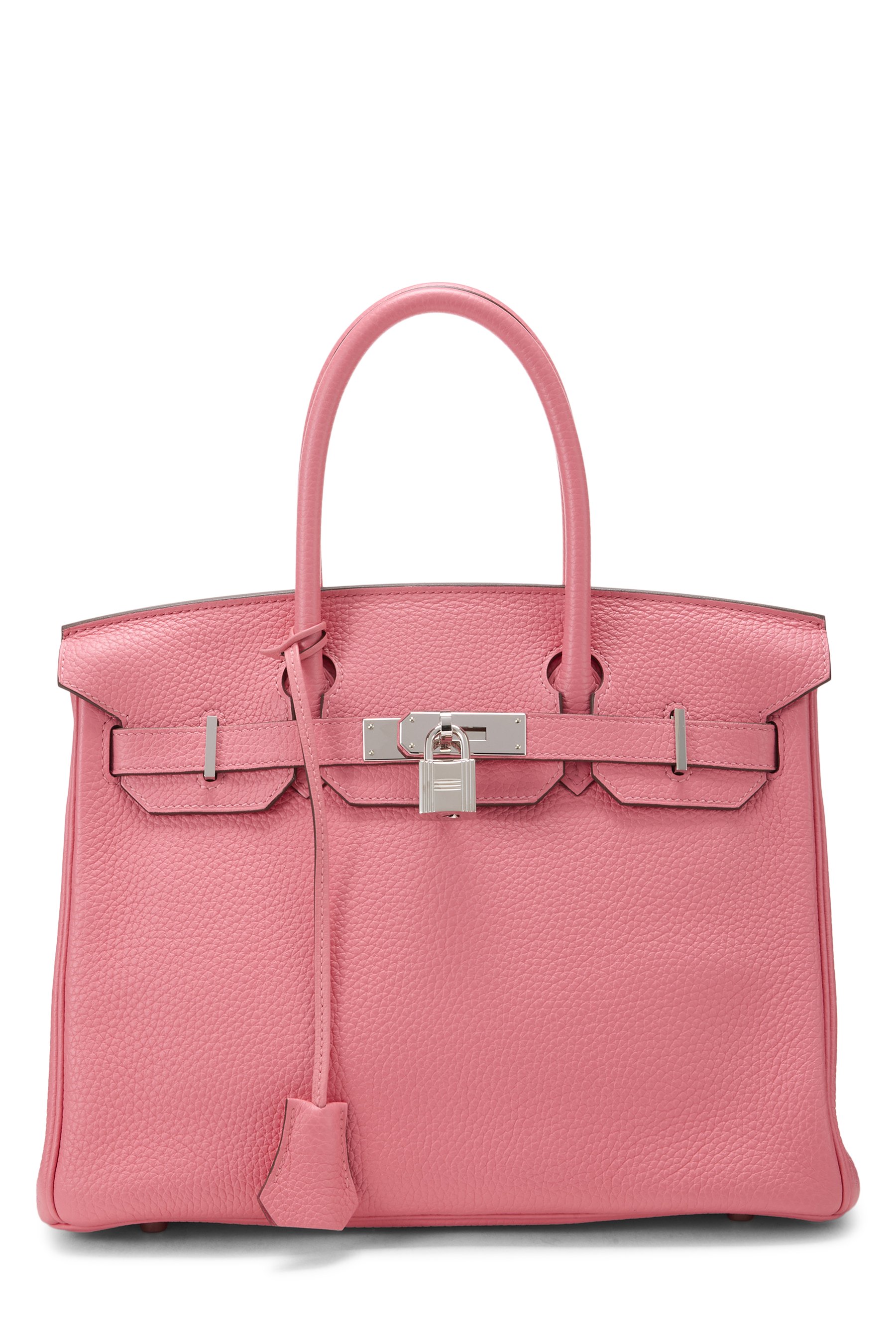 Hermes Rose Azalee Clemence Birkin 30