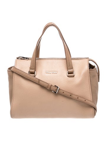 Leather Top Handle Bag