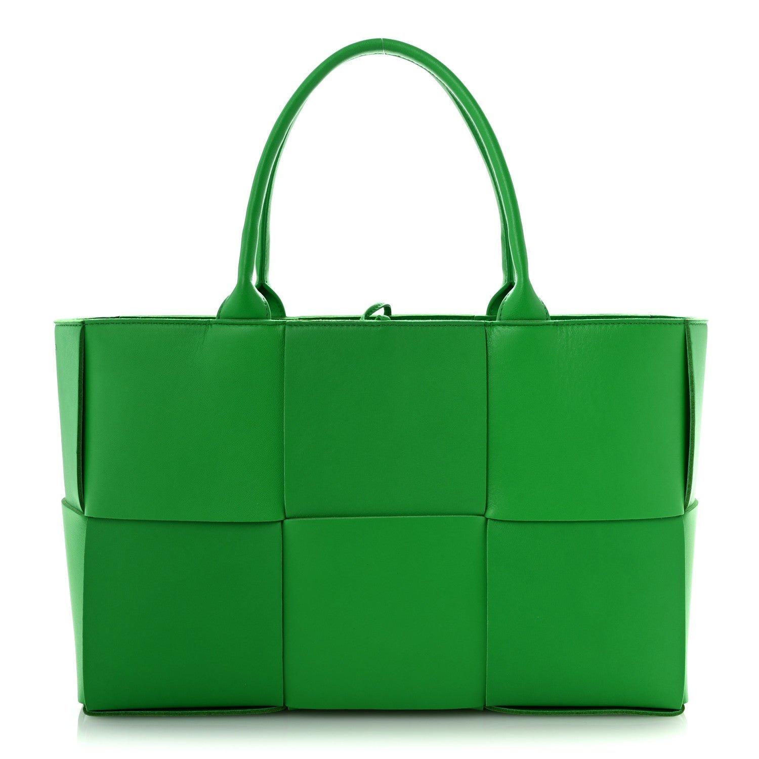 Bottega Veneta Nappa Maxi Intrecciato Medium Arco Tote Parakeet