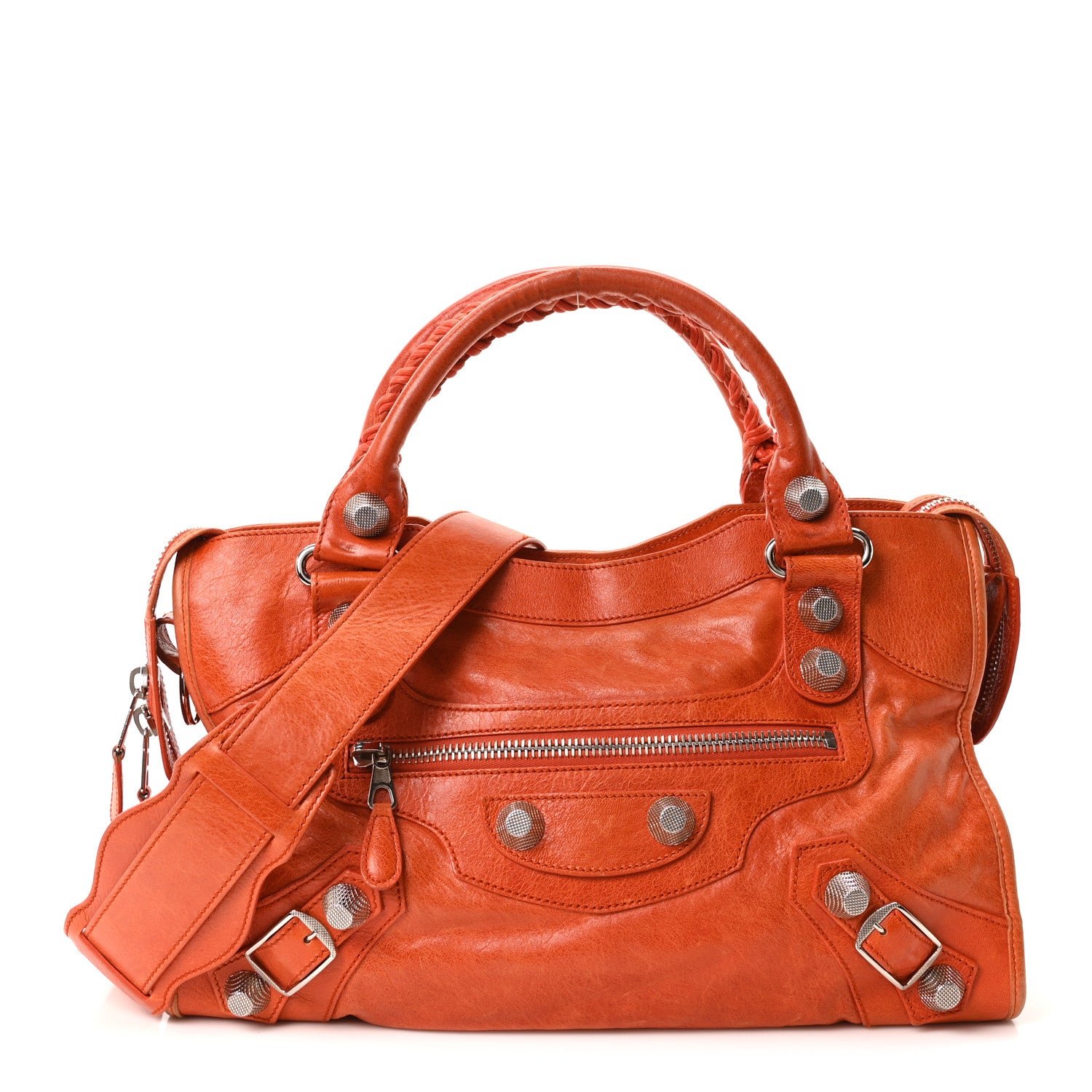 Balenciaga Balenciaga Agneau Giant 21 Silver Hardware City Mandarine