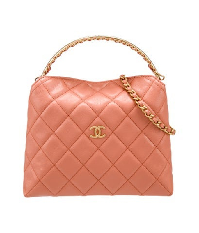 Chanel 2024 Top Handle Clutch W Chain