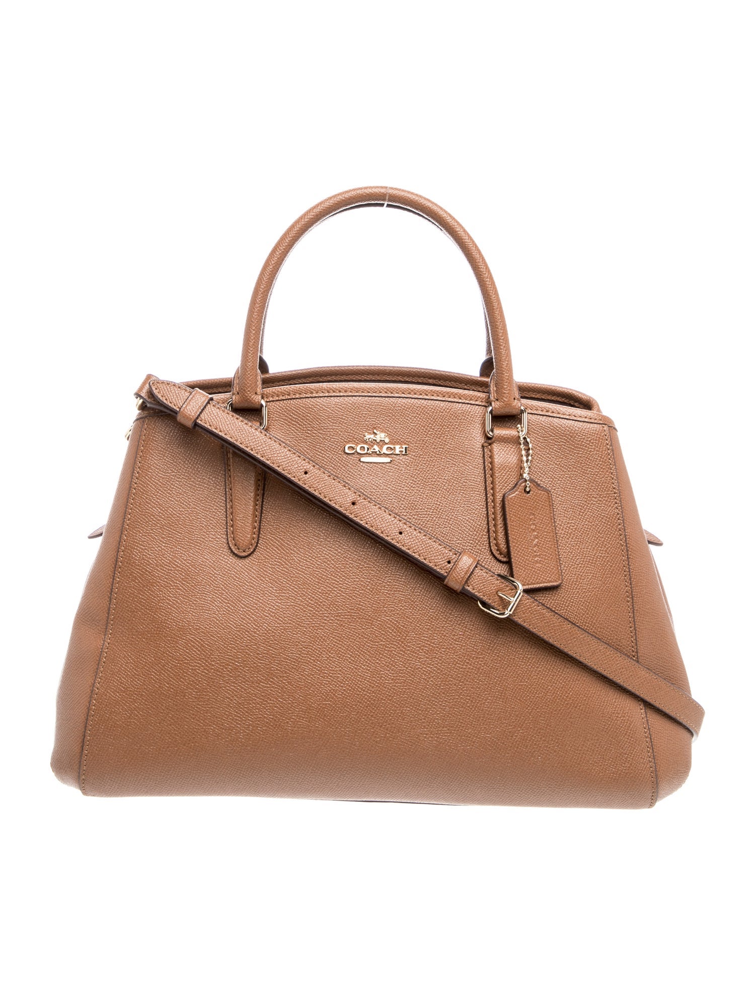 Leather Top Handle Bag