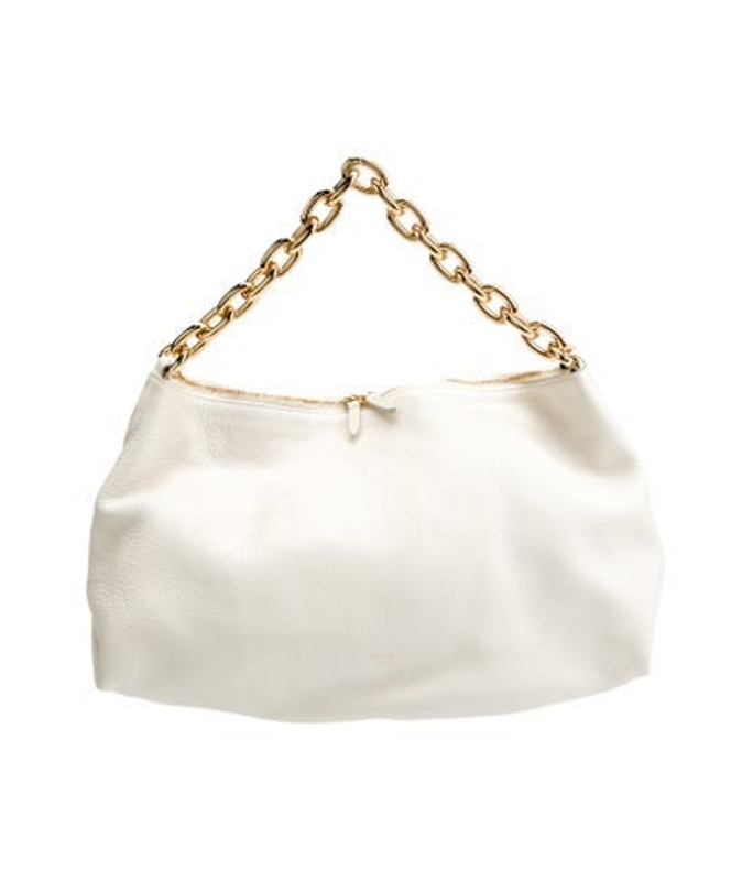 Khaite Leather Top Handle Bag