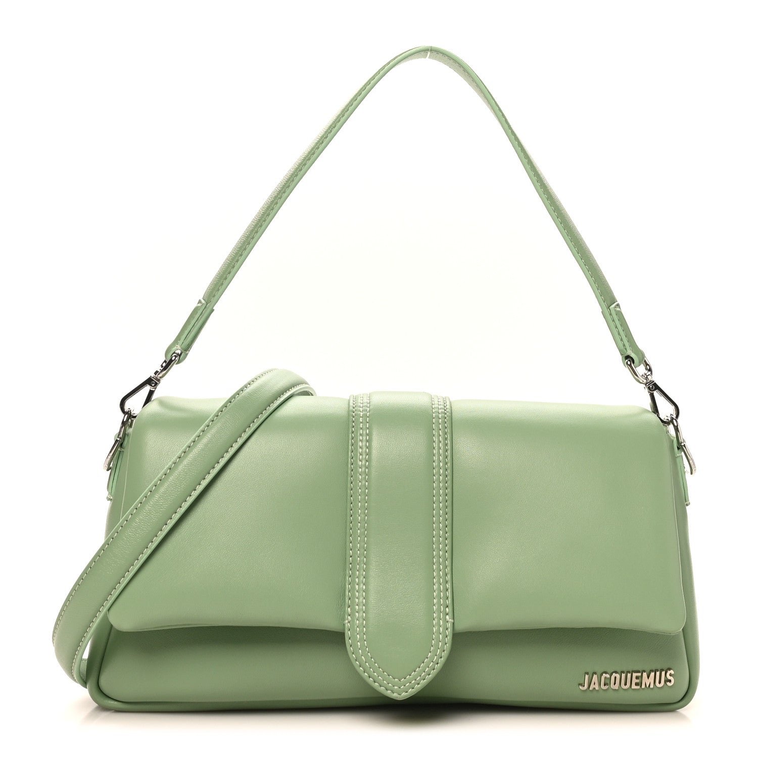 Jacquemus Padded Lambskin Le Bambimou Khaki