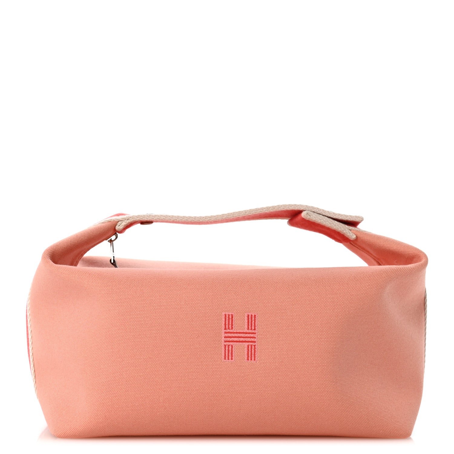 Hermes Canvas Large Bride-A-Brac Pouch Goyave