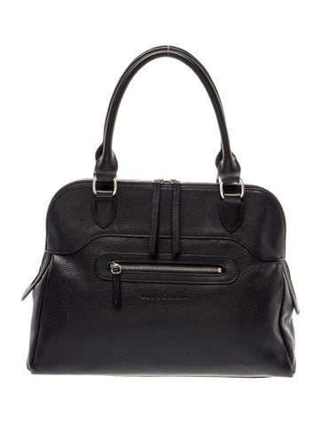 Leather Top Handle Bag