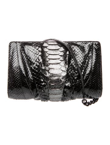Nancy Gonzalez Python Crossbody Bag