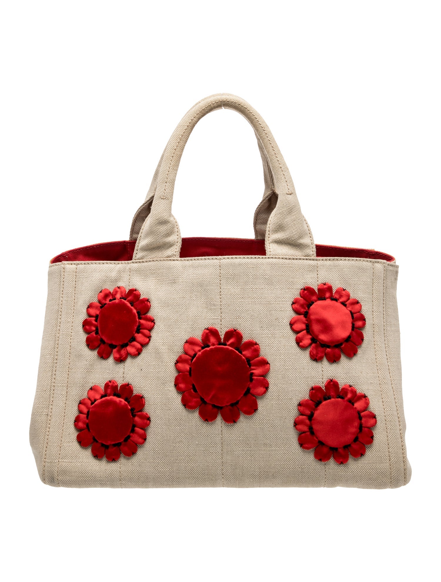 Enameled Metal Triangle Tote