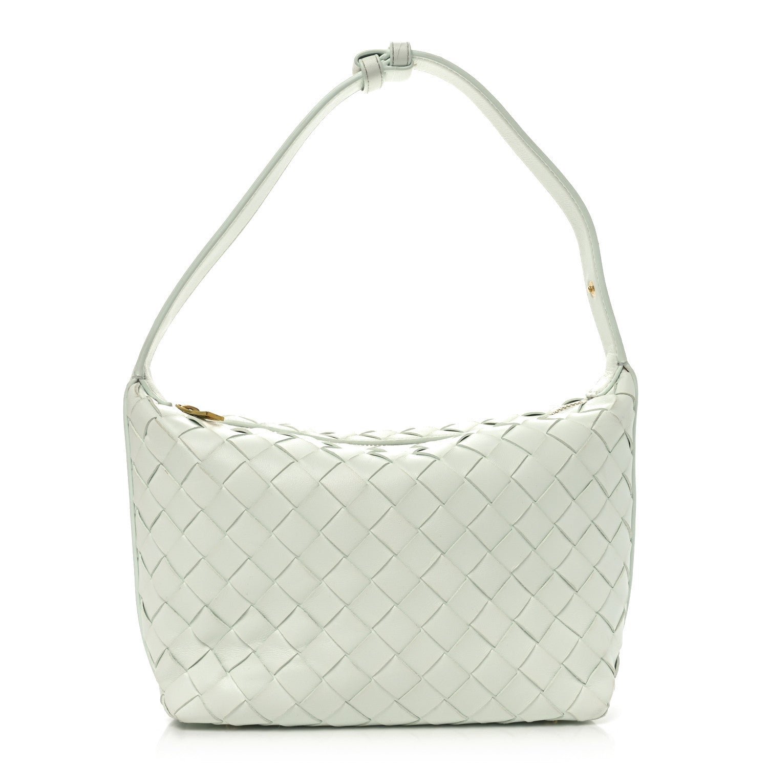 Bottega Veneta Calfskin Nappa Intrecciato Mini Wallace Glacier Muse