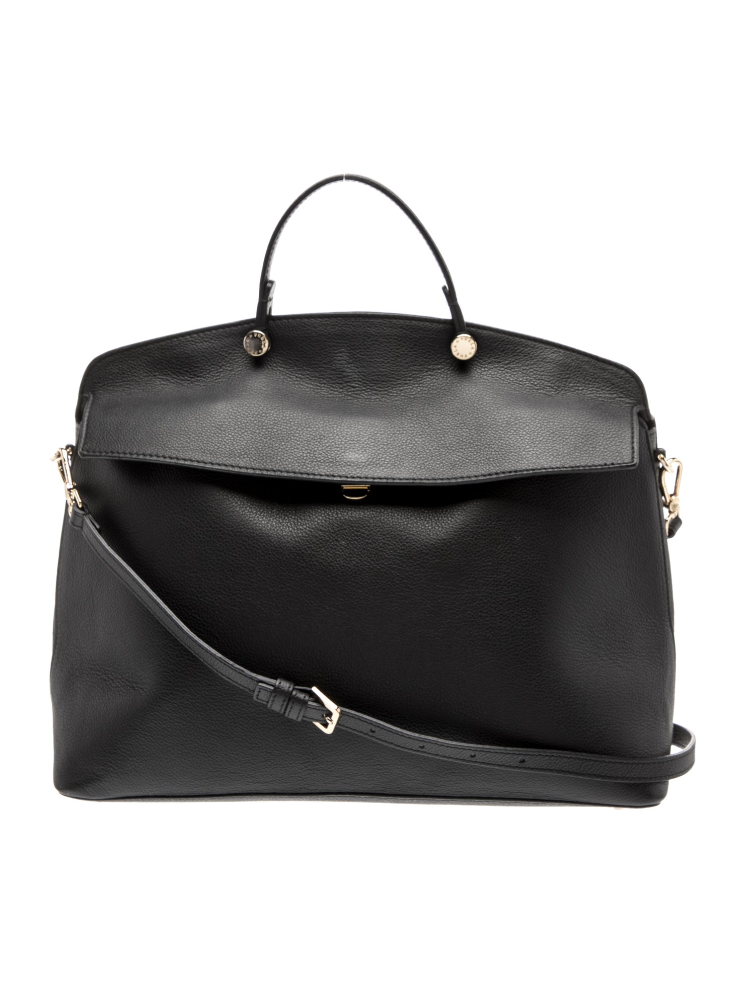 Leather Top Handle Bag