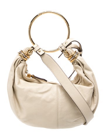 Calfskin Hobo bag 'Bracelet Small' 2024, Small