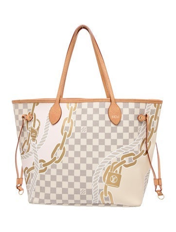 Damier Azur Nautical Neverfull w/Pouch MM 2023