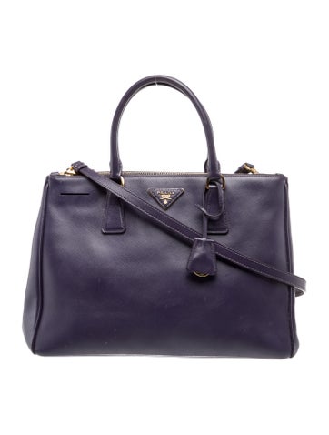 Saffiano Leather Galleria Double Zip Large