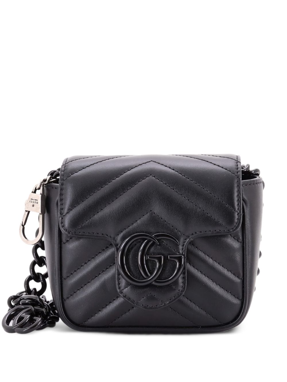 GG Marmont Flap Matelasse Leather Mini belt bag