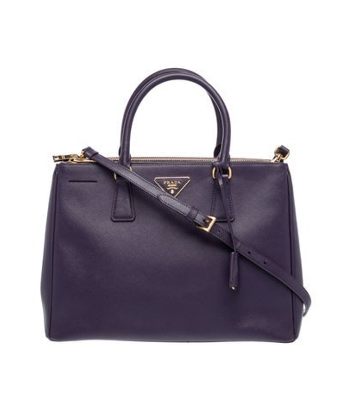 Prada Saffiano Lux Leather Galleria Double Zip Large