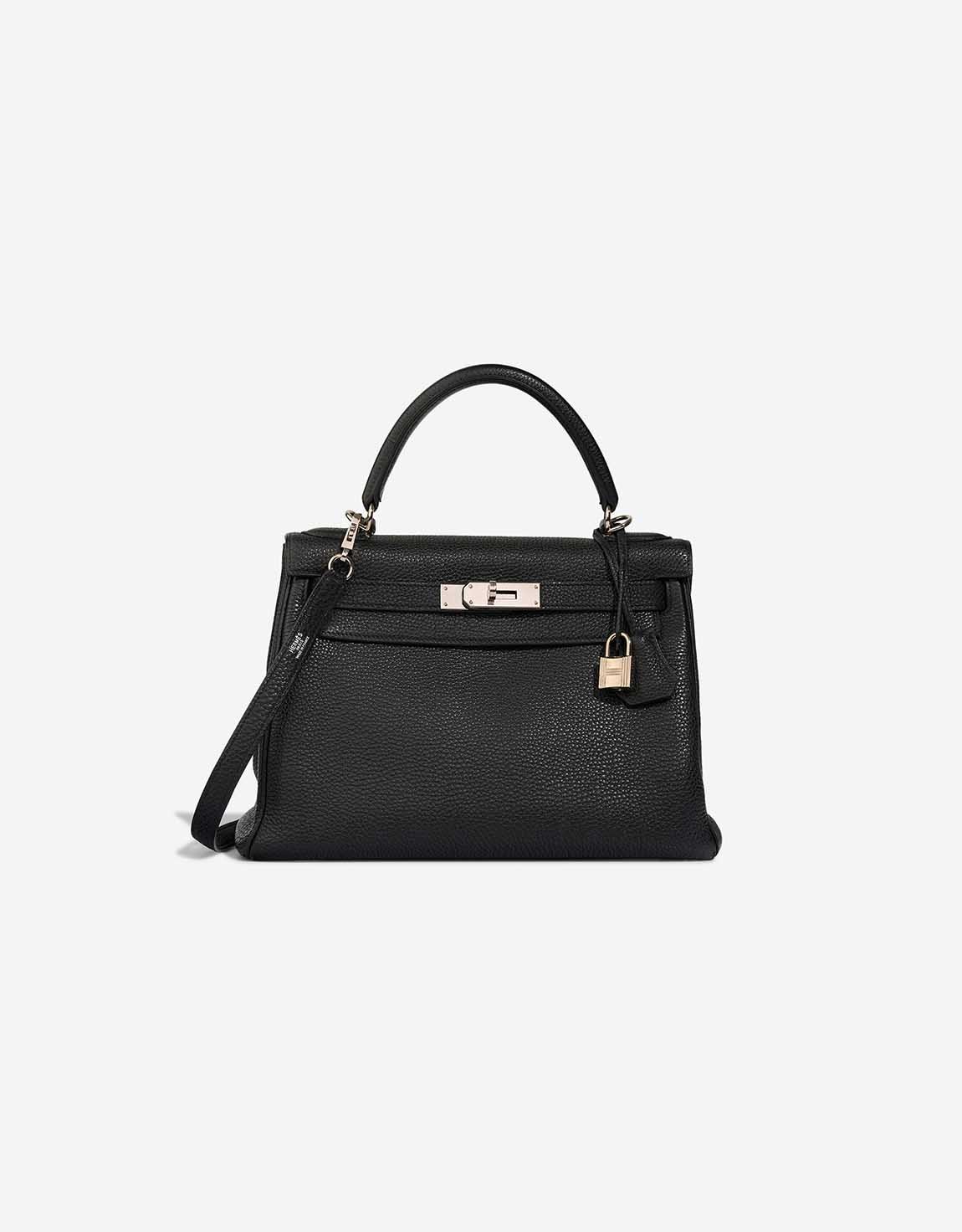 Hermes 
		Kelly 28 Clémence Black    