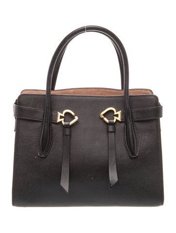 Leather Top Handle Bag