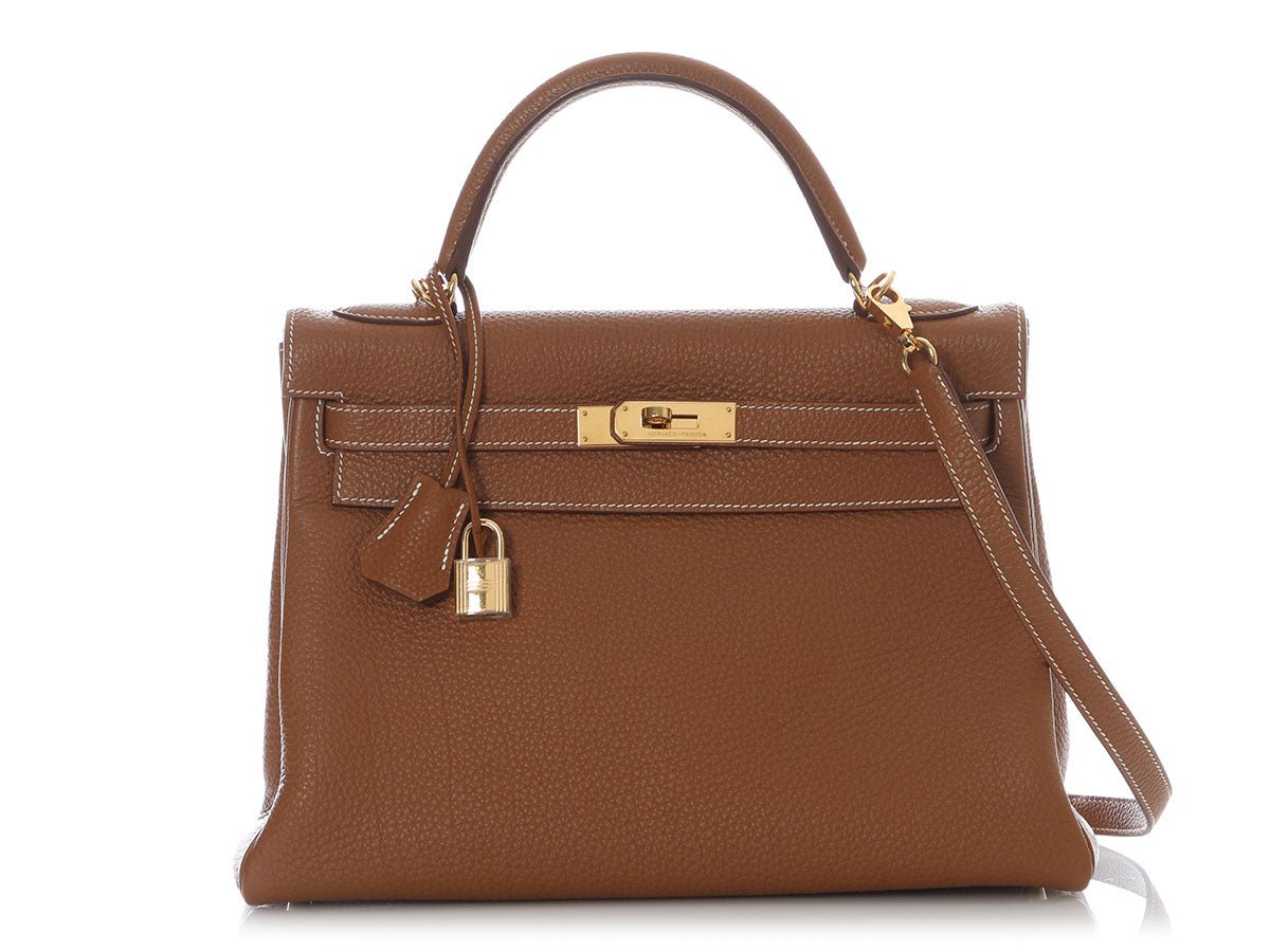 Hermès Gold Togo Kelly 32