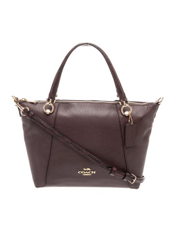Leather Top Handle Bag