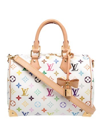 Louis Vuitton Multicolore Monogram Speedy Bandouliere 25