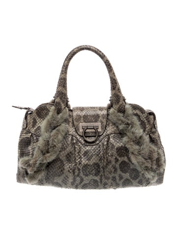 Python Top Handle Bag