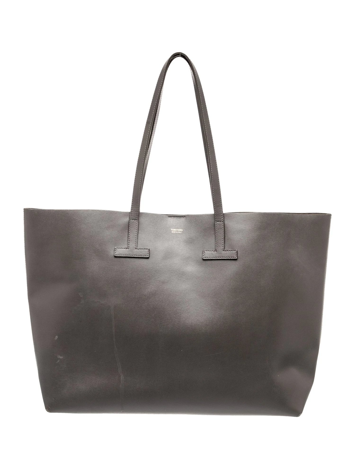 Leather T Tote Large